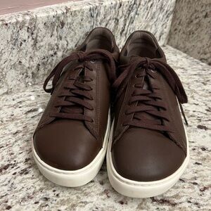 Birkenstock Bend Low Leather Shoes in Roast. Size 37